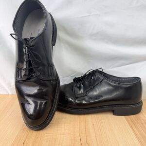 CAPPS Airlite Uniform Patent Leather Black Dress Oxford Shoes Men Size 11 D